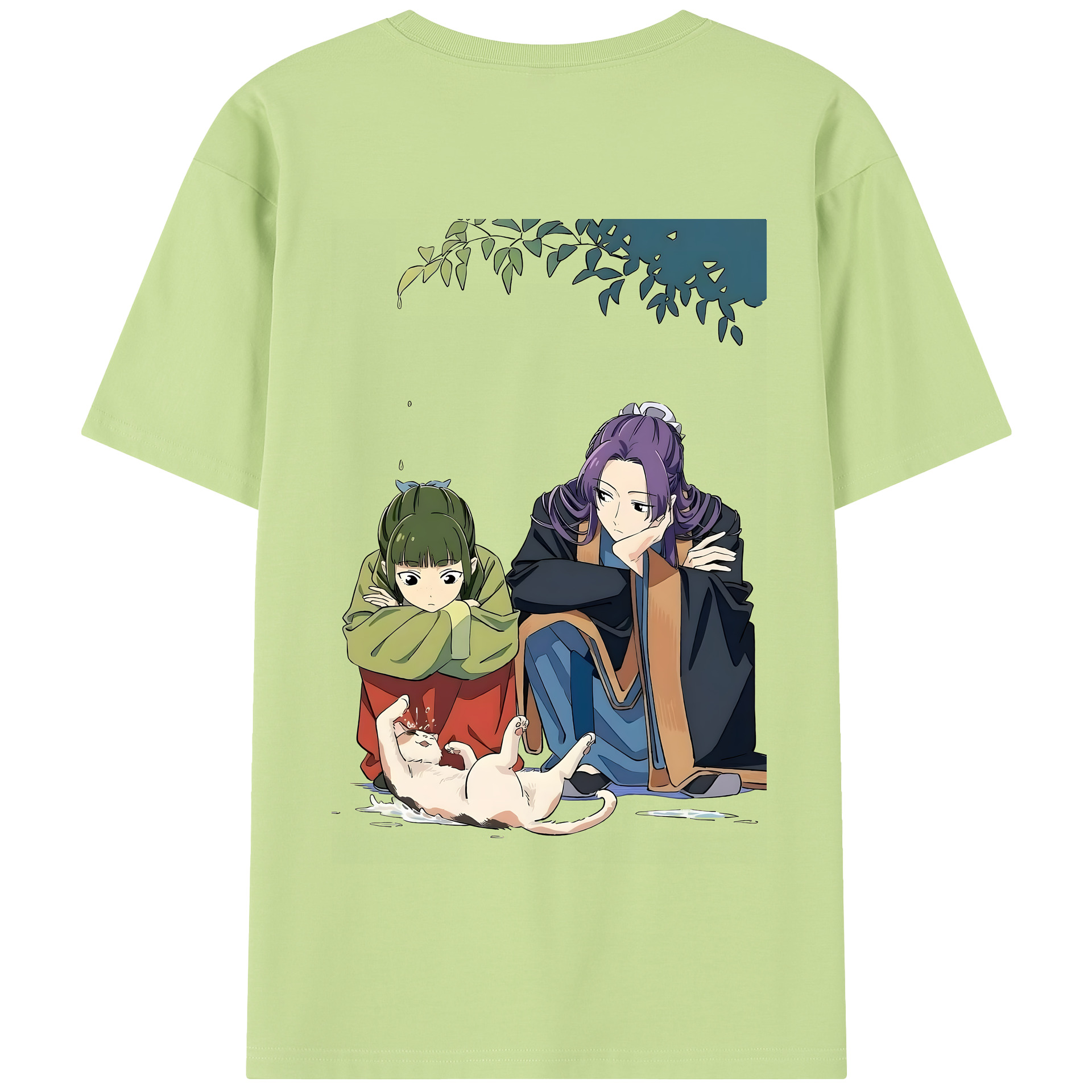 （画像用） 薬屋のひとりごと The Apothecary Diaries 綿100％半袖Tシャツ（背面プリント）